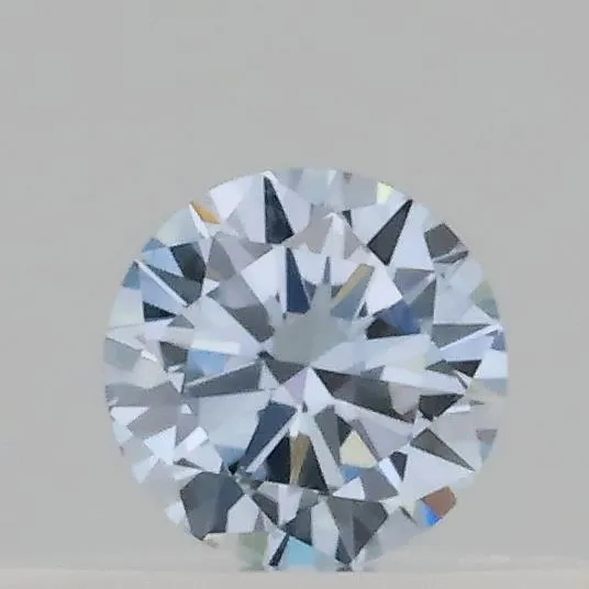 0.15ct Round Lab Grown Diamond (Colour Fancy Blue, Clarity VVS1, Cut VG, IGI Certified)