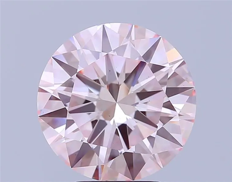 0.15ct Round Lab Grown Diamond (Colour Fancy Intense Pink, Clarity VS1, Cut EX, Uncertified)