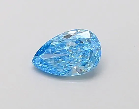 0.28ct Pear Lab Grown Diamond (Colour Fancy Intense Blue, Clarity VVS2, Uncertified)