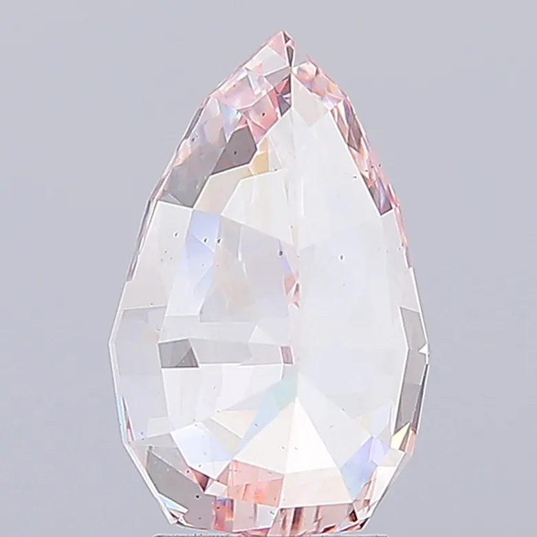 0.28ct Pear Lab Grown Diamond (Colour Fancy Vivid Pink, Clarity VS1, Uncertified)
