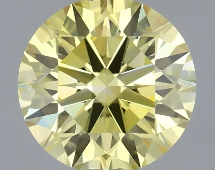 0.62ct Round Lab Grown Diamond (Colour Fancy Intense Yellow, Clarity VVS2, Cut ID, IGI Certified)