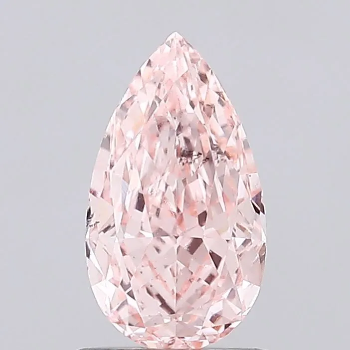 0.98ct Pear Lab Grown Diamond (Colour Fancy Intense Pink, Clarity VS2, IGI Certified)