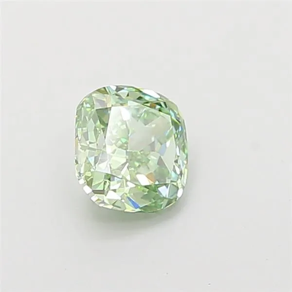 1.01ct Cushion modified Lab Grown Diamond (Colour Fancy Vivid Green, Clarity VS1, IGI Certified)