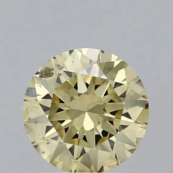 1.01ct Round Lab Grown Diamond (Colour Fancy Yellow, Clarity SI1, Cut EX, IGI Certified)