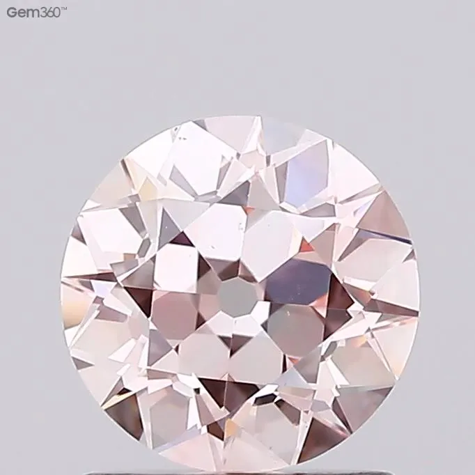 1.02ct European cut Lab Grown Diamond (Colour Fancy Intense Pink, Clarity VS1, Uncertified)