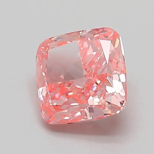 1.03ct Cushion modified Lab Grown Diamond (Colour Fancy Vivid Pink, Clarity VVS2, IGI Certified)