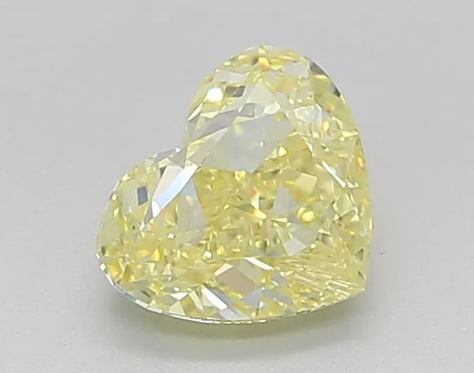 1.03ct Heart Lab Grown Diamond (Colour Fancy Intense Yellow, Clarity VVS2, IGI Certified)