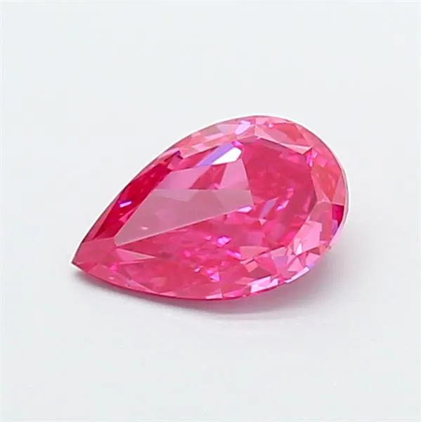 1.06ct Pear Lab Grown Diamond (Colour Fancy Vivid Pink, Clarity VS1, IGI Certified)