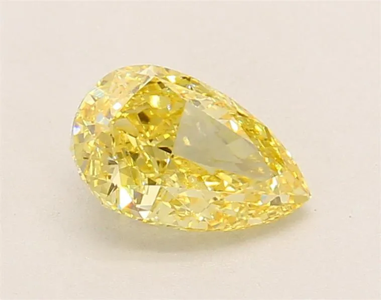 1.08ct Pear Lab Grown Diamond (Colour Fancy Intense Yellow, Clarity VVS2, IGI Certified)