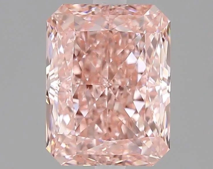 1.08ct Radiant Lab Grown Diamond (Colour Fancy Vivid Pink, Clarity VVS2, IGI Certified)