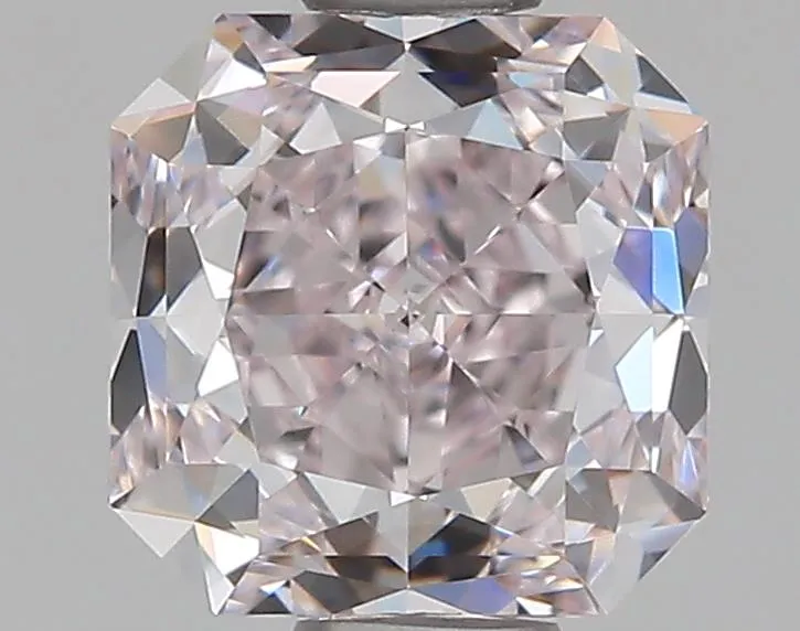1.08ct Radiant Natural Diamond (Colour Very Light Pink, Clarity IF, GIA Certified)