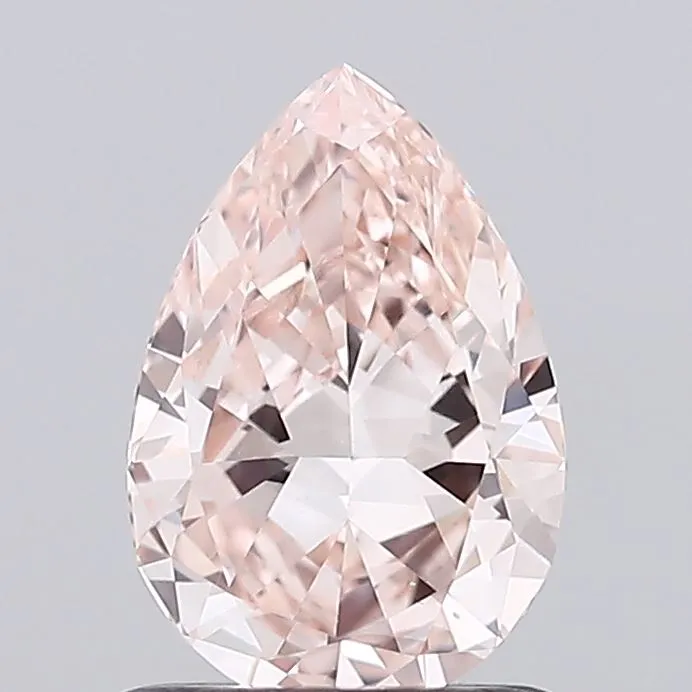 1.09ct Pear Lab Grown Diamond (Colour Fancy Brownish Pink, Clarity VS1, IGI Certified)