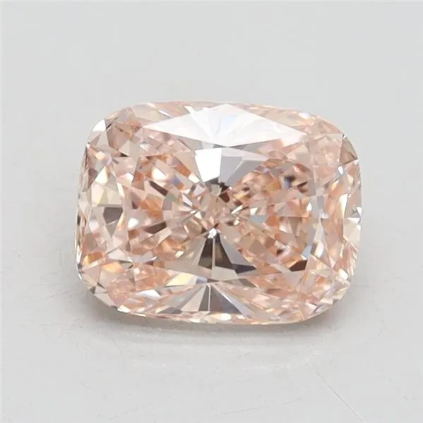1.10ct Cushion brilliant Lab Grown Diamond (Colour Light Pinkish Brown, Clarity VS1, IGI Certified)