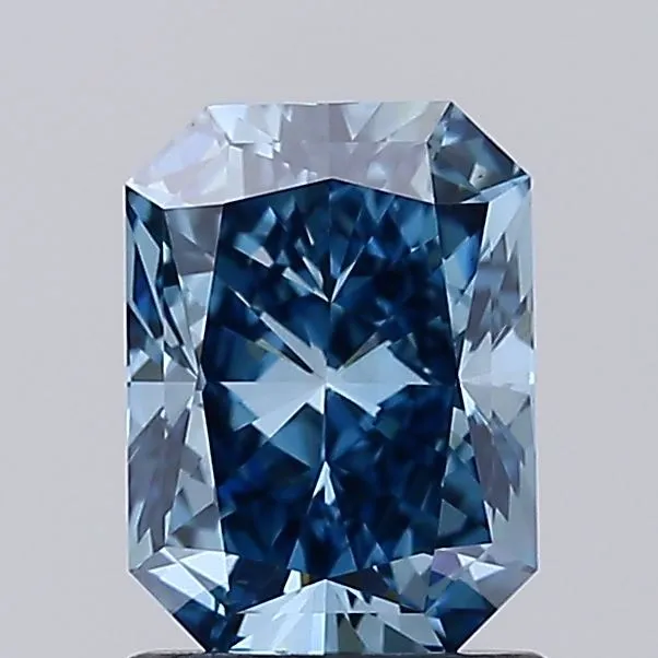 1.50ct Radiant Lab Grown Diamond (Colour Fancy Vivid Blue, Clarity VS1, IGI Certified)
