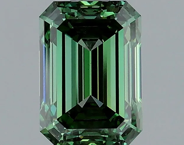 1.51ct Emerald Lab Grown Diamond (Colour Fancy Vivid Green, Clarity VS2, IGI Certified)