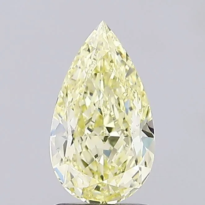 1.60ct Pear Lab Grown Diamond (Colour Fancy Yellow, Clarity VS1, IGI Certified)