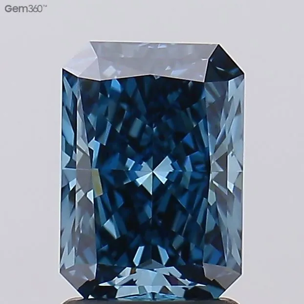 1.81ct Radiant Lab Grown Diamond (Colour Fancy Deep Blue, Clarity VVS2, IGI Certified)