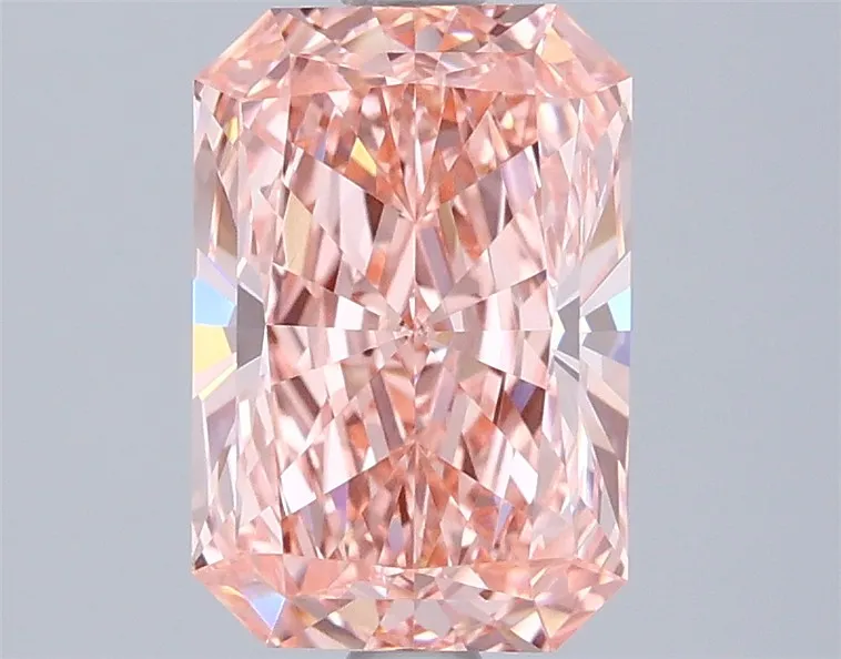 1.92ct Radiant Lab Grown Diamond (Colour Fancy Vivid Pink, Clarity VVS2, IGI Certified)