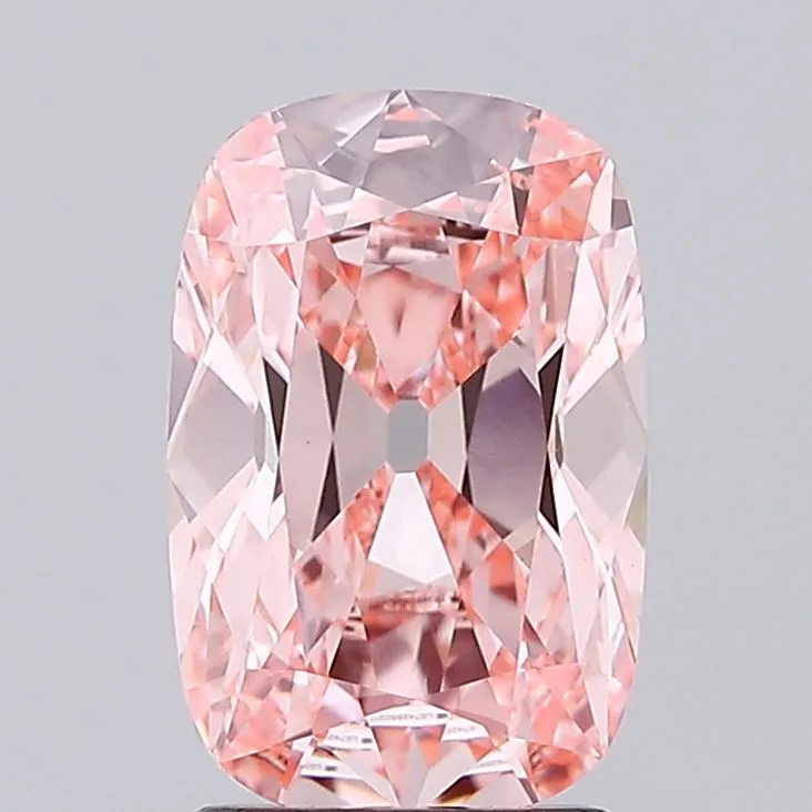 1.95ct Cushion brilliant Lab Grown Diamond (Colour Fancy Vivid Pink, Clarity VVS2, IGI Certified)