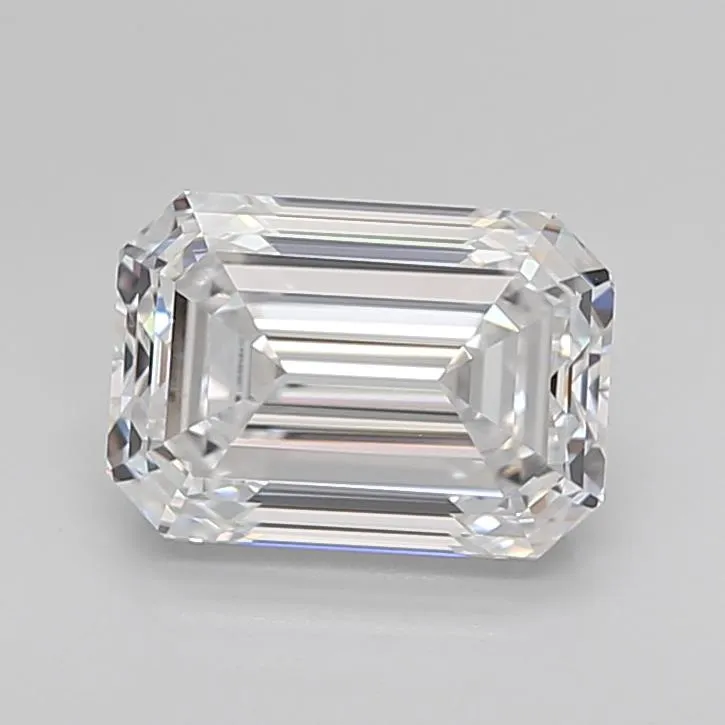 2.00ct Emerald Lab Grown Diamond (Colour D, Clarity VVS1, IGI Certified)