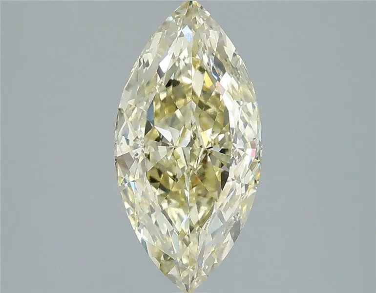 2.00ct Marquise Lab Grown Diamond (Colour Fancy Light Yellow, Clarity VS2, IGI Certified)