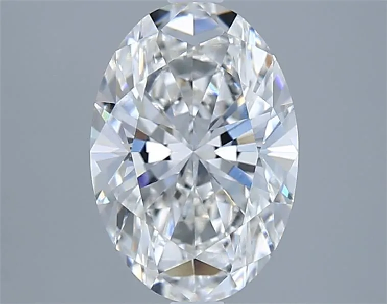2.00ct Oval Lab Grown Diamond (Colour E, Clarity VVS1, IGI Certified)