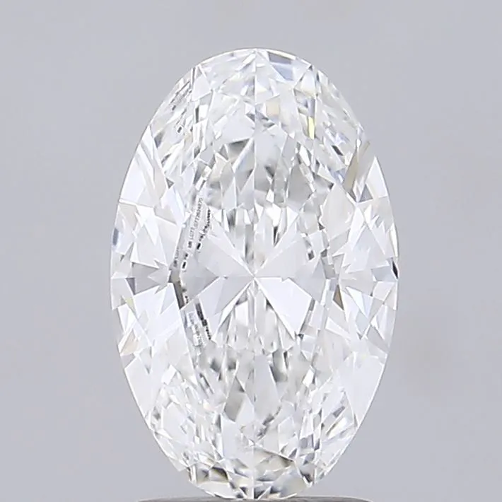 2.00ct Oval Lab Grown Diamond (Colour E, Clarity VVS2, IGI Certified)
