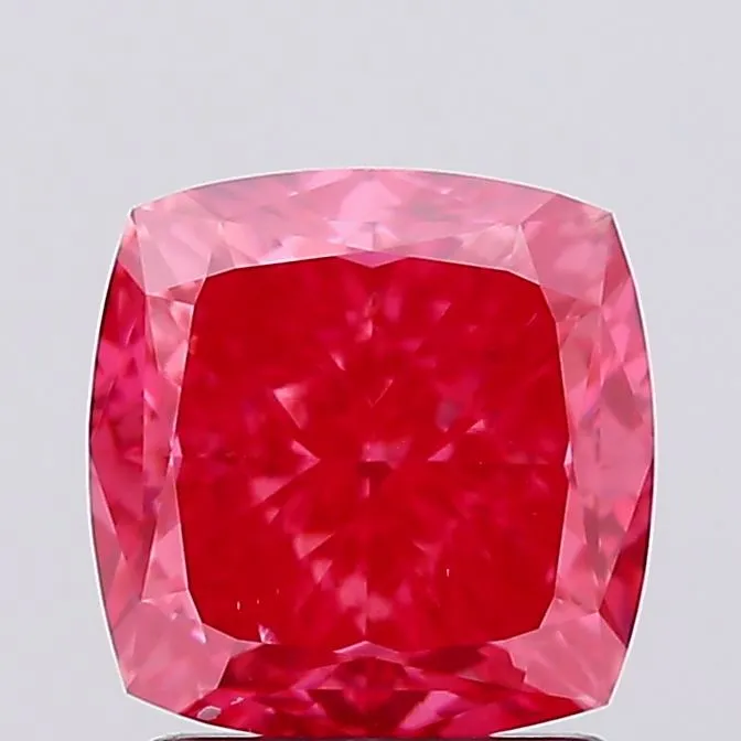 2.01ct Cushion modified Lab Grown Diamond (Colour Fancy Vivid Pink, Clarity VS2, IGI Certified)