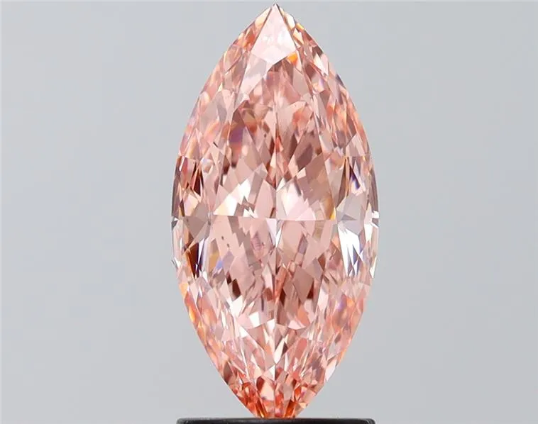 2.01ct Marquise Lab Grown Diamond (Colour Fancy Vivid Pink, Clarity VS1, IGI Certified)
