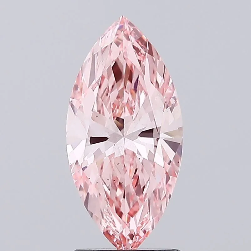 2.01ct Marquise Lab Grown Diamond (Colour Fancy Vivid Pink, Clarity VS2, IGI Certified)