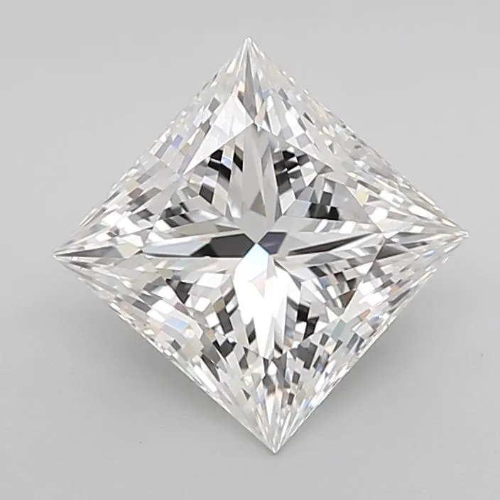 2.01ct Princess Lab Grown Diamond (Colour E, Clarity IF, Cut EX, IGI Certified)