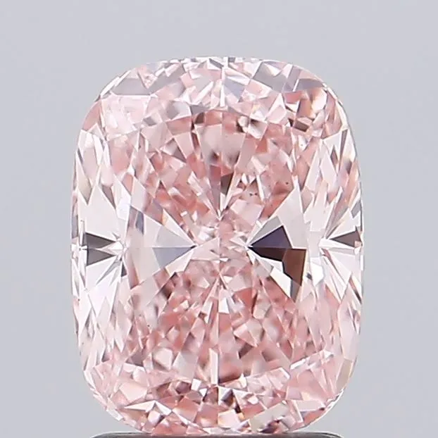 2.02ct Cushion modified Lab Grown Diamond (Colour Fancy Vivid Pink, Clarity VS1, IGI Certified)