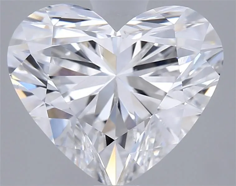 2.02ct Heart Lab Grown Diamond (Colour E, Clarity VVS2, IGI Certified)