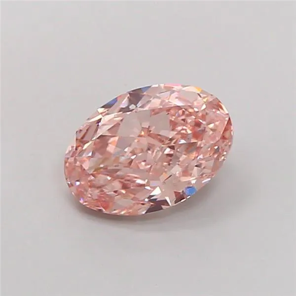 2.02ct Oval Lab Grown Diamond (Colour Fancy Intense Pink, Clarity VS2, IGI Certified)