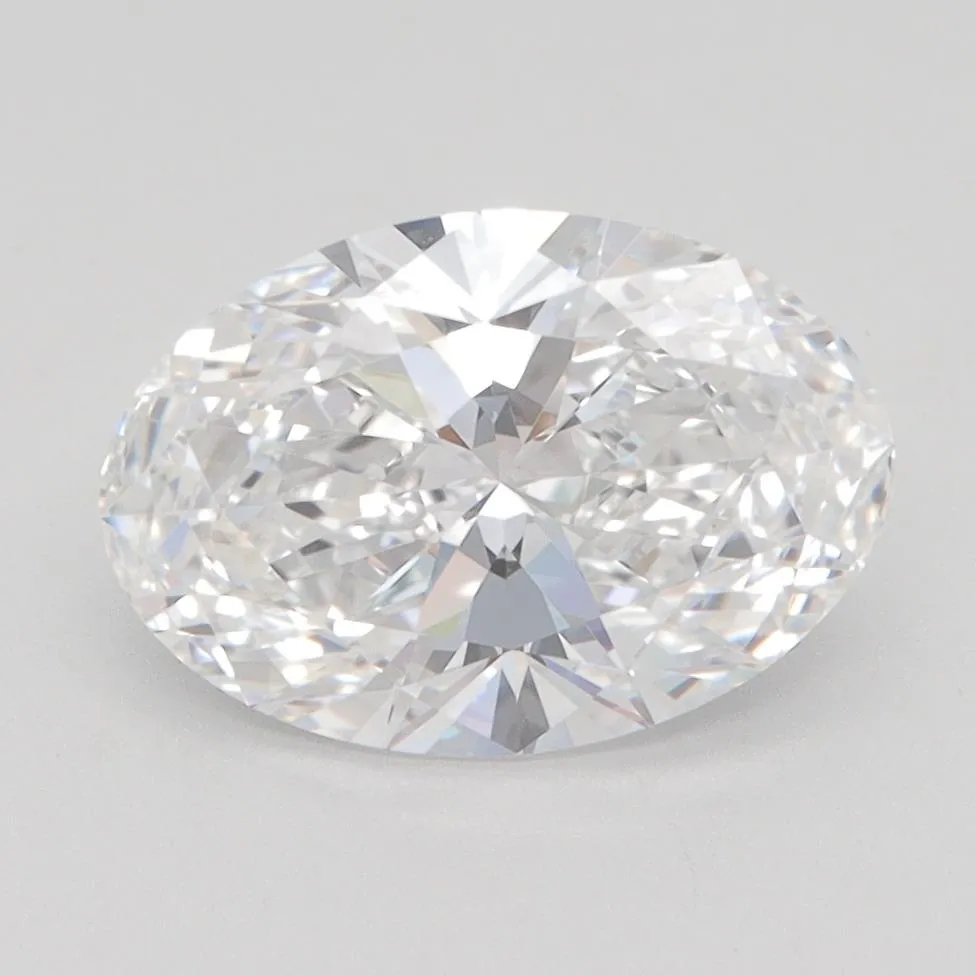 2.03ct Oval Lab Grown Diamond (Colour D, Clarity IF, IGI Certified)
