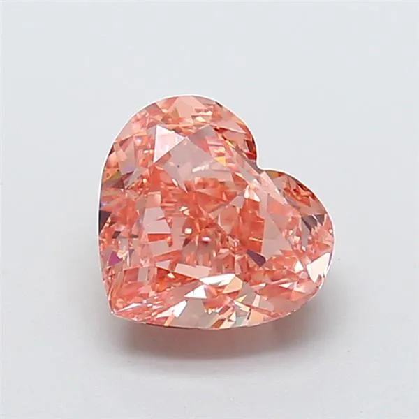 2.04ct Heart Lab Grown Diamond (Colour Fancy Vivid Pink, Clarity VS1, Uncertified)