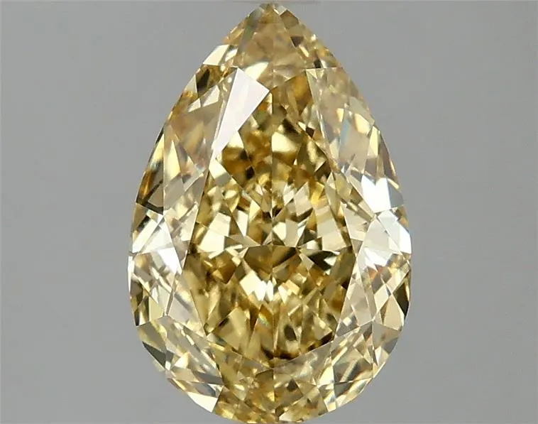 2.08ct Pear Lab Grown Diamond (Colour Fancy Vivid Yellow, Clarity VS2, IGI Certified)