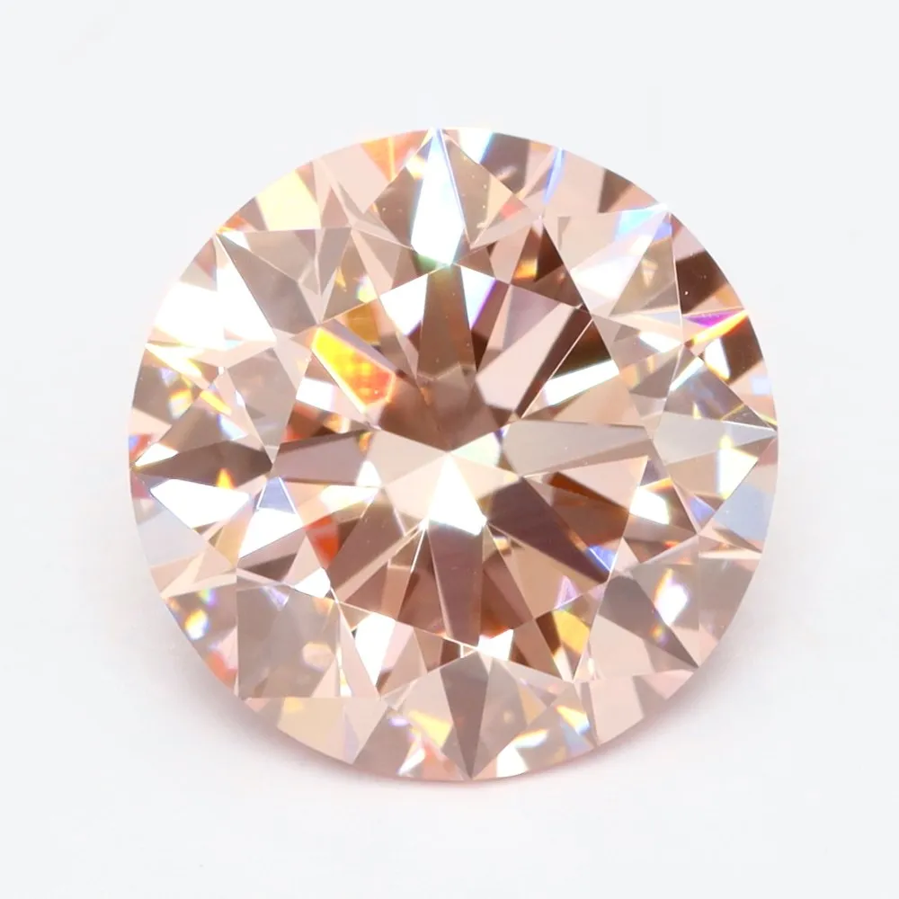 2.08ct Round Lab Grown Diamond (Colour Fancy Vivid Pink, Clarity VVS2, Cut ID, IGI Certified)