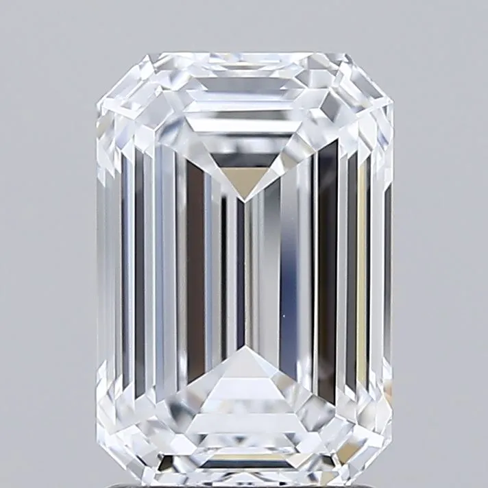 2.17ct Emerald Lab Grown Diamond (Colour E, Clarity IF, IGI Certified)