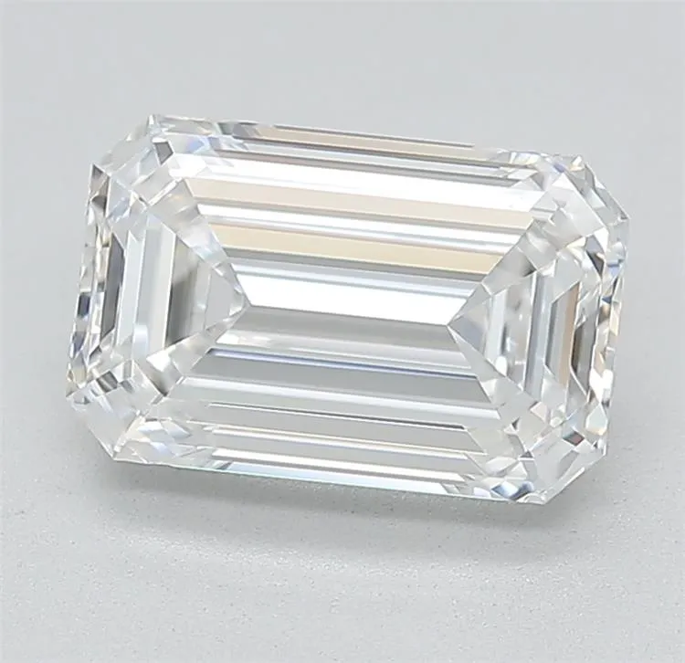 2.31ct Emerald Lab Grown Diamond (Colour D, Clarity IF, Cut EX, IGI Certified)