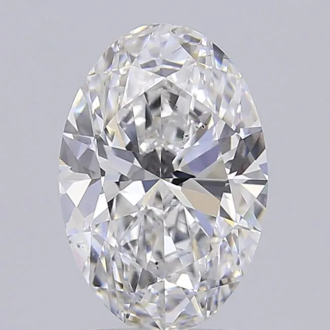 2.33ct Oval Lab Grown Diamond (Colour D, Clarity SI1, IGI Certified)