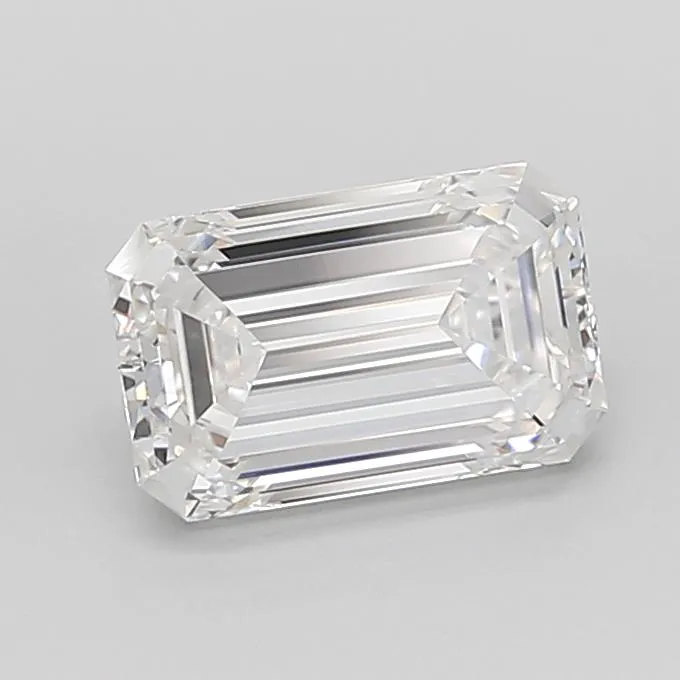 2.50ct Emerald Lab Grown Diamond (Colour D, Clarity IF, IGI Certified)