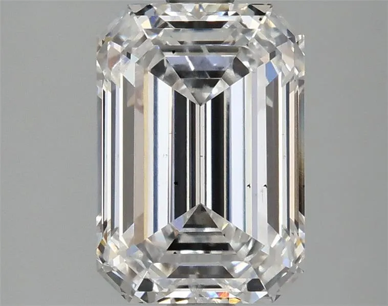 2.50ct Emerald Lab Grown Diamond (Colour E, Clarity SI1, IGI Certified)