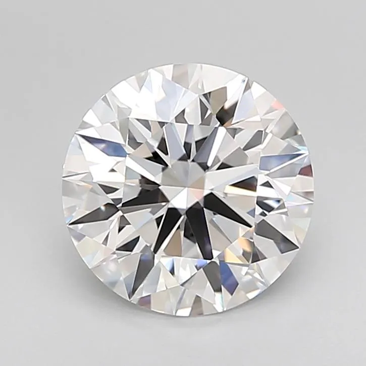 2.50ct Round Lab Grown Diamond (Colour D, Clarity IF, Cut ID, IGI Certified)