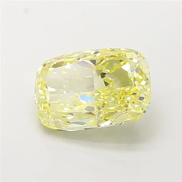 2.51ct Cushion modified Lab Grown Diamond (Colour Fancy Yellow, Clarity VVS2, IGI Certified)