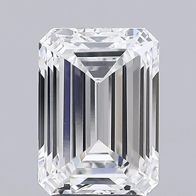 2.53ct Emerald Lab Grown Diamond (Colour E, Clarity VVS1, IGI Certified)
