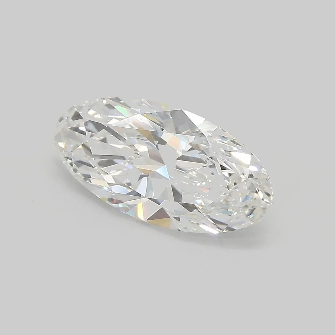 2.54ct Oval Lab Grown Diamond (Colour E, Clarity VVS2, IGI Certified)
