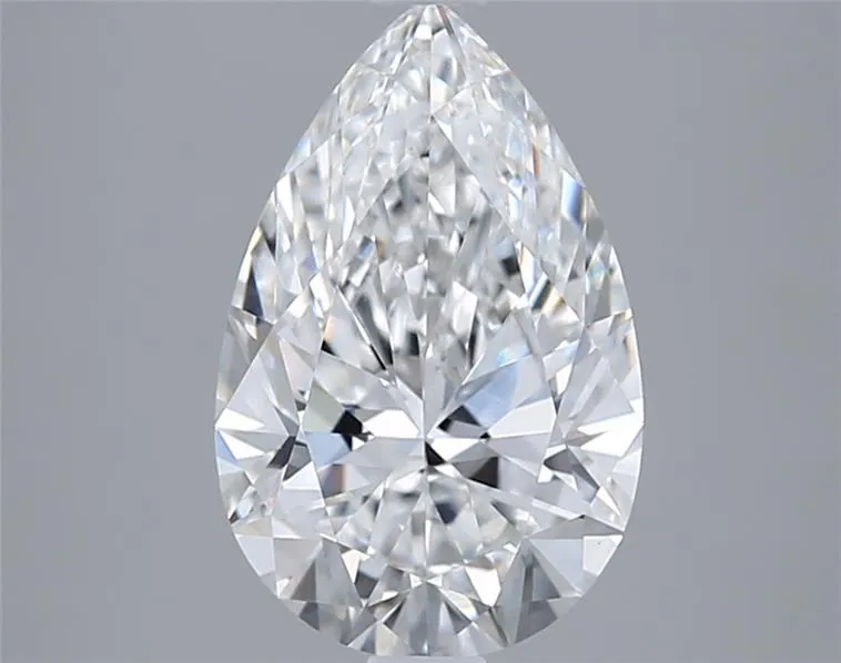 2.54ct Pear Lab Grown Diamond (Colour E, Clarity VVS2, IGI Certified)
