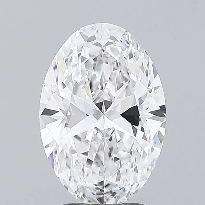 2.56ct Oval Lab Grown Diamond (Colour D, Clarity VVS2, IGI Certified)