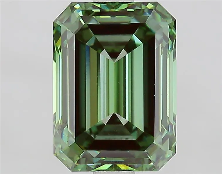 2.61ct Emerald Lab Grown Diamond (Colour Fancy Vivid Green, Clarity VVS2, IGI Certified)